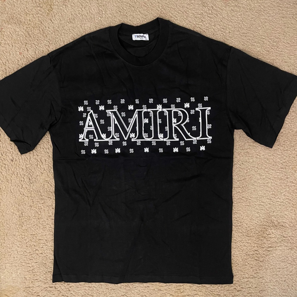 COPY - Tbenful amiri T shirt men’s size XL black round neck short sleeve